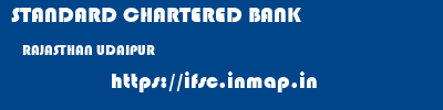 STANDARD CHARTERED BANK  RAJASTHAN UDAIPUR    ifsc code